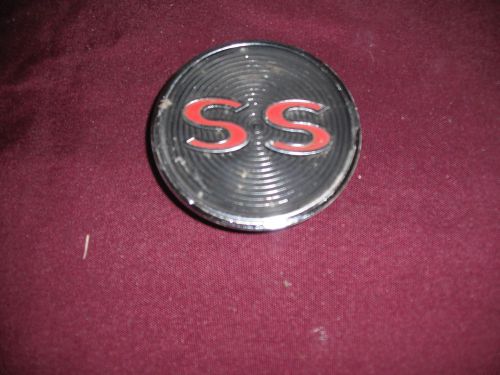 1964 chevy impala ss glove box door emblem  nice condition