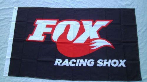 Fox racing shox flag 3&#039; x 5&#039;  indoor / outdoor man cave nascasr drag racing flag