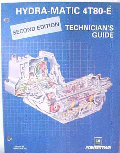 Hydra-matic 4t80-e technician&#039;s guide  cadillac aurora