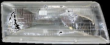 Plymth/dodge headlight headlamp clear lens/housing front passenger side right rh