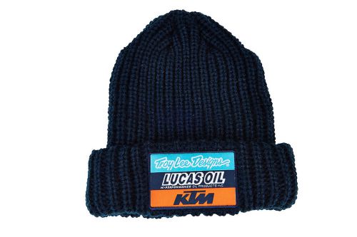 Troy lee designs 2015 team tld ktm lucas new era beanie - navy 715250370