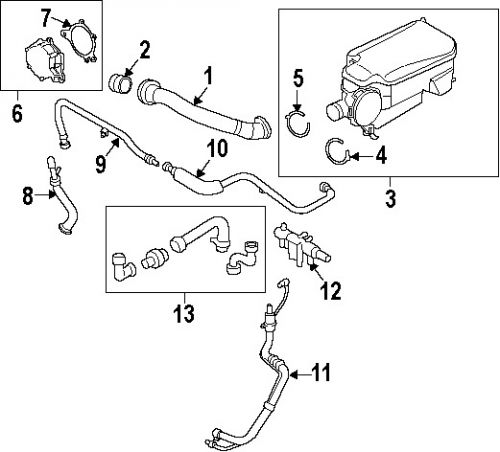 Ford bc3z2a451b genuine oem vacuum pump