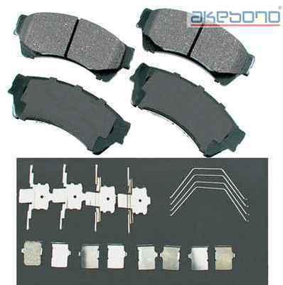 Akebono act1164 brake pad or shoe, front-proact ultra premium ceramic pads