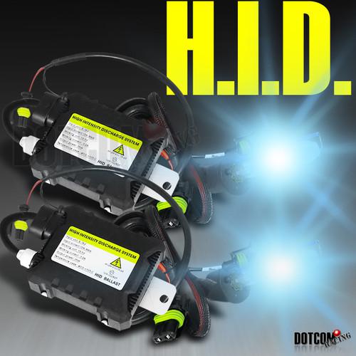 H3 8000k sky blue slim ballast headlights hid conversion kit