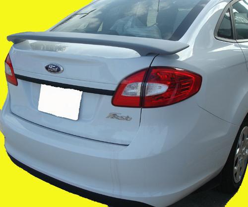 Painted ford fiesta 4dr custom style spoiler 2011-2013