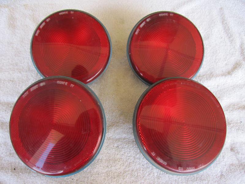 Corvette c4 rear bumper tail light assemblys set red 84-85-86-87-88-89-90