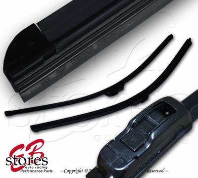 Set of 2 j hook bracketless wiper blades 16" driver side & 16" passenger side