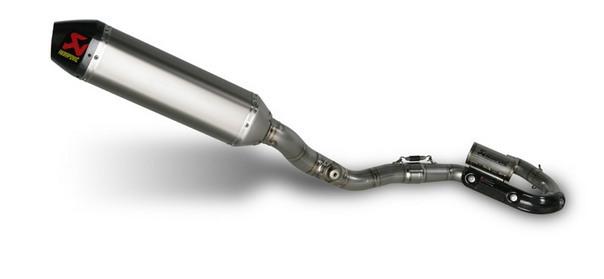 Akrapovic racing evolution system with sa titanium for suz rm-z450 s-s4met7-qta