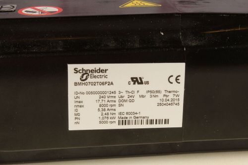 Schneider bmh0702t06f2a (servo motor) - 6 months warranty