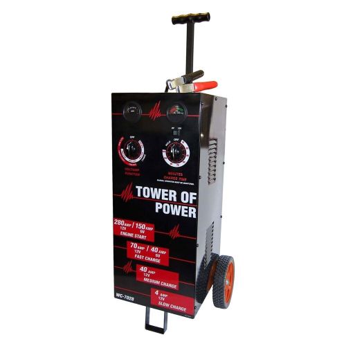 Auto meter wc-7028 - 6 v/12 v wheeled manual battery charger