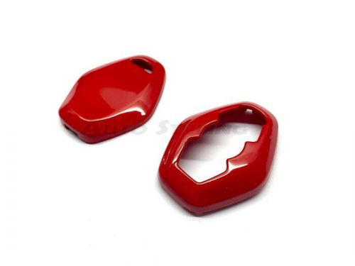 Red key fob cover for bmw 1 3 5 6 7 series x3 x5 z3 z4 2 3 button case car 62r