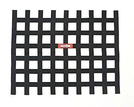 Racequip® 721005rqp window net 1 in webbing - 18 x 24 in rectangle - black