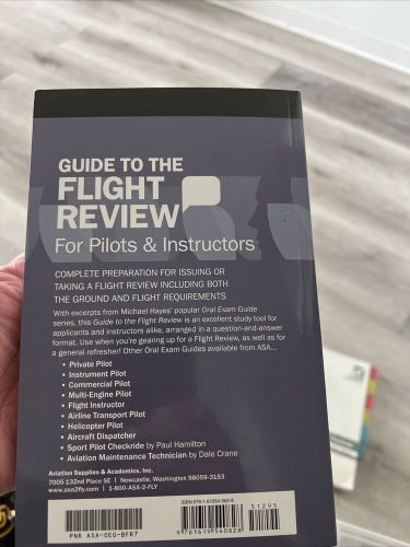 Asa guide to the flight review for pilots and instructors