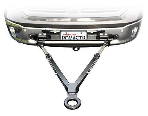 Roadmaster inc carmounted 6000pound capacity tow bar with 3in pintle ring.