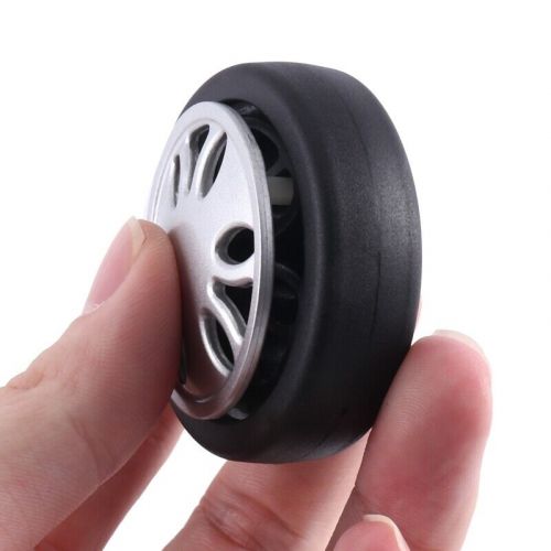 M6 50 mm x 12 mm luggage case replacement wheels wear-resistant pu trailing roller 8583-