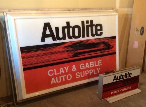 New autolite gt parts &amp; service wall banner 3 x 5 nice shop item repro boss 429