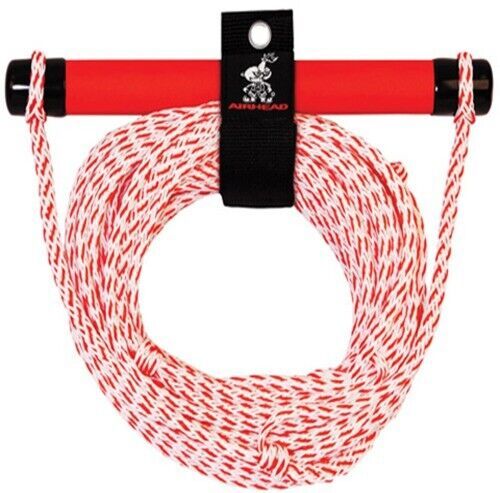 Airhead ski rope ahsr-1eva white | red single handle 966236