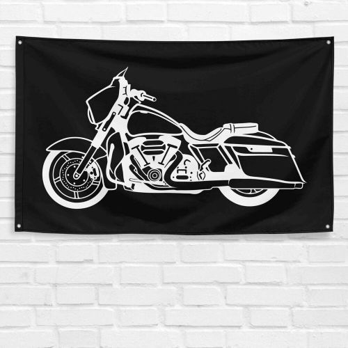 For harley davidson street glide 2015 enthusiast 3x5 ft flag dad gift banner