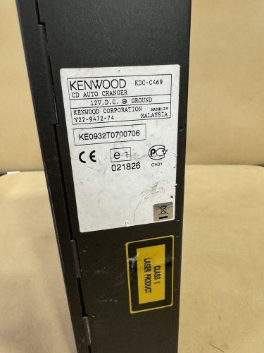 Kenwood kdc-c469 cd-auto-changer 6 disc