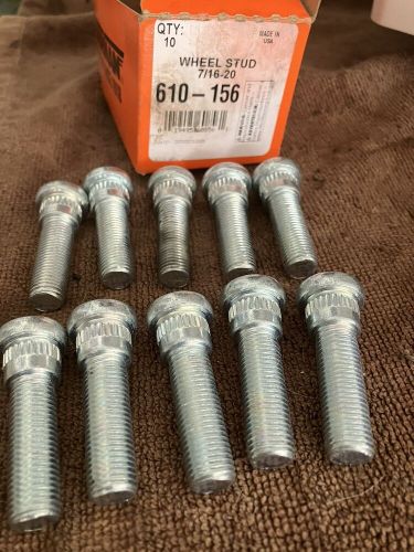 Wheel lug stud dorman 610-156    10pk 7/16-20 , .570 diameter.