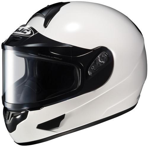 Hjc cl-16sn white snow full-face motorcycle helmet cl16sn size x-large