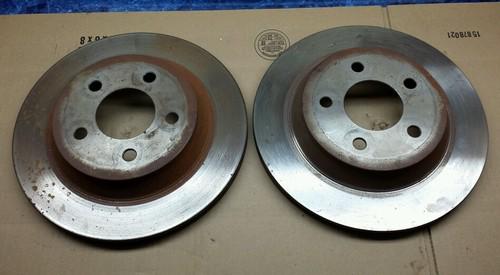 Ford mustang cobra 1994-2004 rear rotors 11.65" diameter vented fox 5 lug