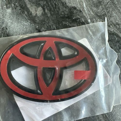 New black toyota steering wheel emblem badge