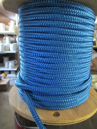 1/2&#034; x 148&#039; halyard sail line ,anchor rope polyester double braid 8500 lb usa