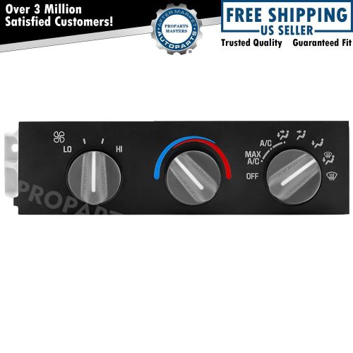 599-217 a/c heater climate control panel for chevrolet gmc express 2500 3500