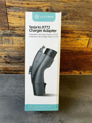 Lectron tesla to j1772 ev charger adapter black for 250v high powered connectors