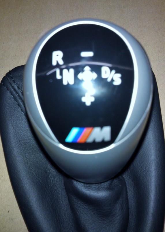 Bmw 2011 e90 e92 e93 m3 smg gear selector shifter assembly with shift knob oem