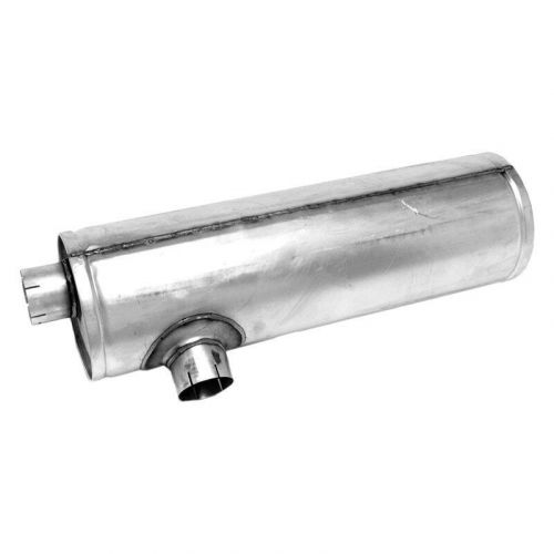 Walker 22664 - heavy duty steel round aluminized exhaust muffler