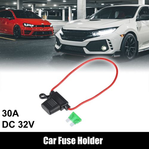 2 set dc 32v 16 awg car atc  blade style inline fuse holder with 30a fuse