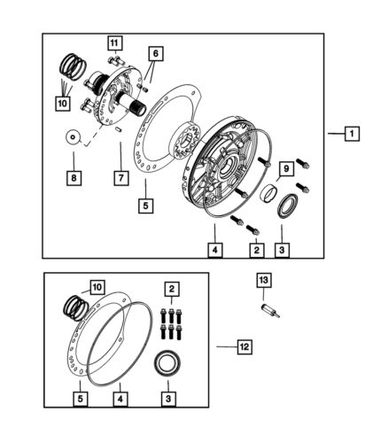 Genuine mopar transmission oil pump kit r8052759ab