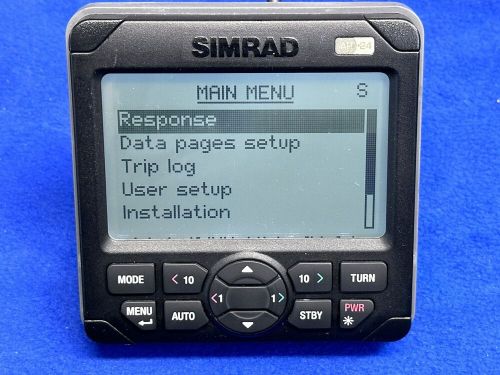 Simrad ap24 autopilot control head unit for ac12 &amp; ac42 systems; tested &amp; works