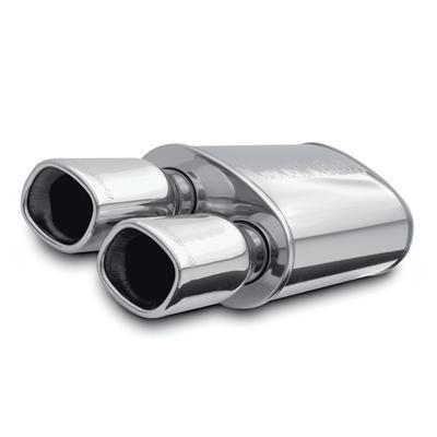 Magnaflow 14863 muffler with tip 2.25 in. inlet/dual 3