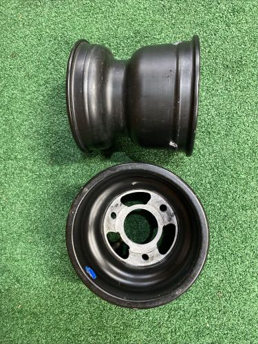 (qty 2) crg 3/68 pattern 5&#034; x 132mm dwt magnesium low volume kart wheel