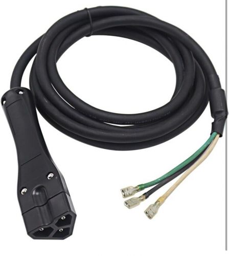 ・ charger plug with cable 604321 48v 3 pins abs for ezgo rxv 2008‑up ele