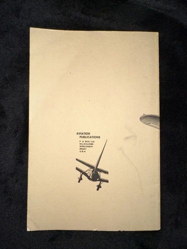 Instruction manual for ford trimotor tri-motor airplane aviation 1929 reprint