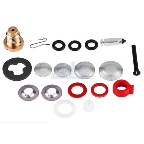 Carburetor carb rebuild repair kit &amp; float for mallory 9-37105 9-36900 glm 40560