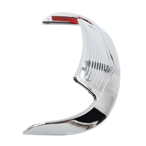 For harley flh models road king custom flhrs classic chrome front fender accent