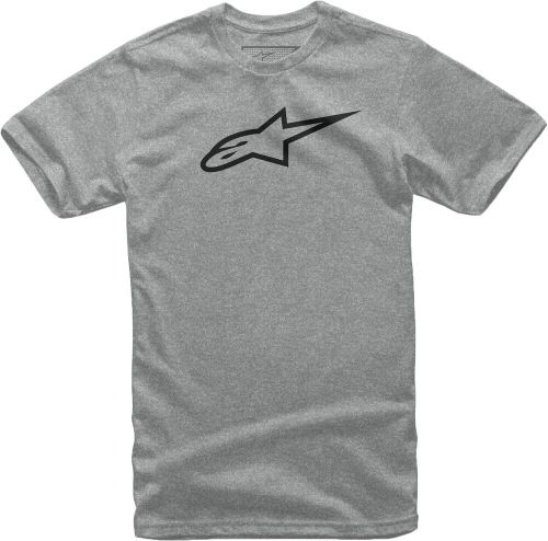 Alpinestars ageless mens short sleeve t-shirt gray heather/black