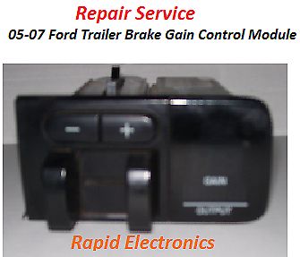 05-07 ford f250 f350 f450 f550 trailer brake gain control module repair service