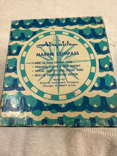 Vintage airguide marine compass 87-w in box