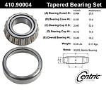 Centric parts 410.90004e wheel bearing