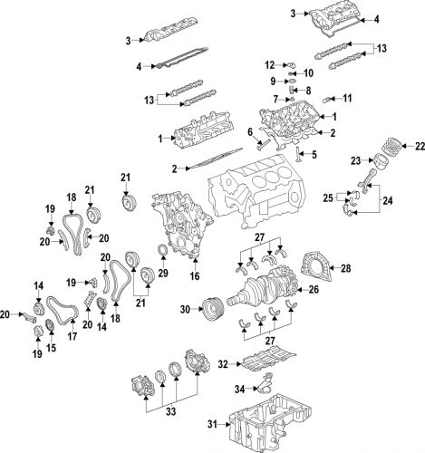 Genuine gm bearing kit 12643667