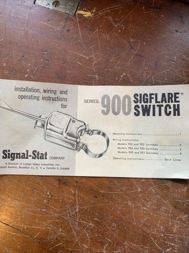 Nos signal-stat 902 sigflare turn sinal assembly complete *