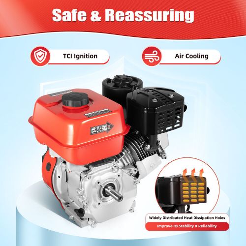 7.5hp 4-stroke gasoline engine boat outboard motor for small fishing raft boat