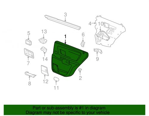 Genuine gm trim 25916616