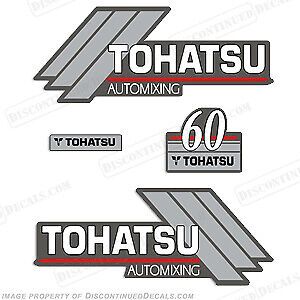 Fits tohatsu 60hp automixing outboard motor engine decal kit